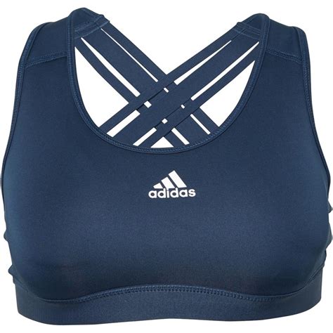 adidas sport bh blau weiß|Sport.